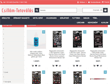 Tablet Screenshot of csillam-tetovalas.hu